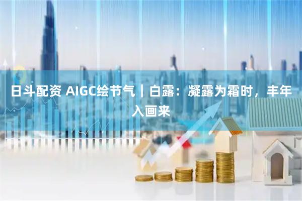 日斗配资 AIGC绘节气｜白露：凝露为霜时，丰年入画来