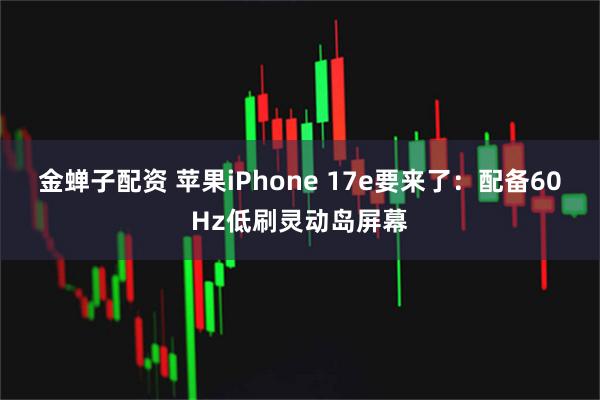 金蝉子配资 苹果iPhone 17e要来了：配备60Hz低刷灵动岛屏幕